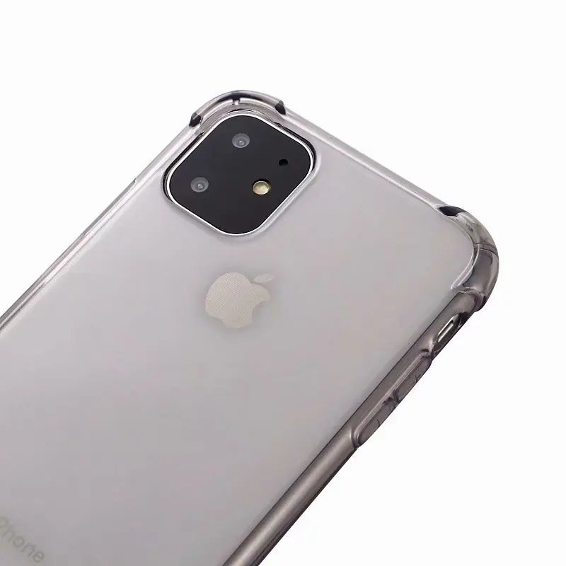 Прозрачный чехол LACK для телефона iPhone 12 11Pro Max XR XS X 7 8Plus 12mini ультратонкий