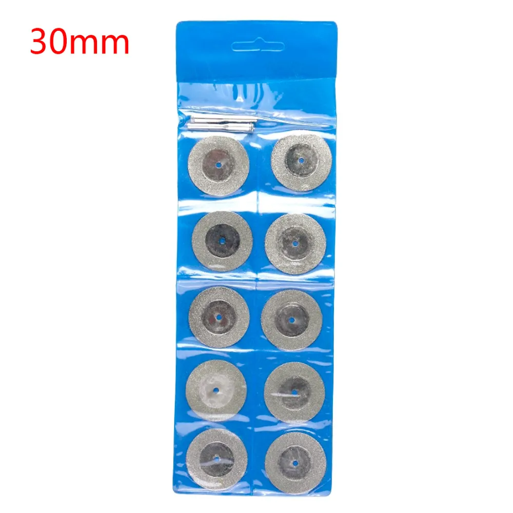 Алмазное лезвие для мини-пилы серебристые режущие диски с 2 соединительными