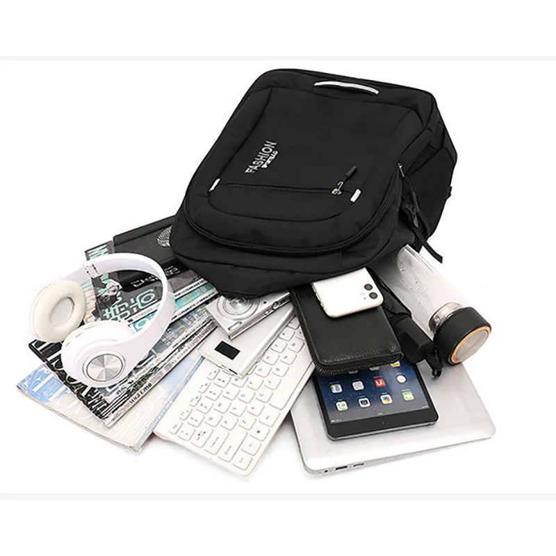 

New Fashion Men's Backpack Bag Notebook Computer Casual Outdoor Trekking Travel School Students Boys Waterproof Bags Wholesale