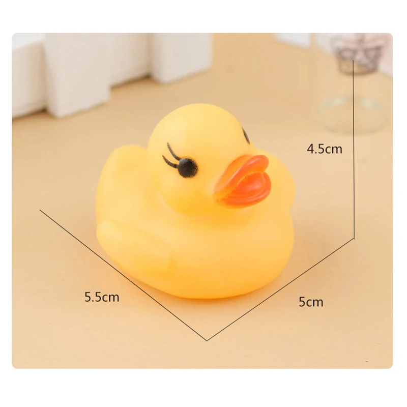 Bath Toy Bathroom Baby Toy LED Water Sensor Luminous Duck Toy For Children Kids Baby Flashing Little Duck Baby Bath Water Toys