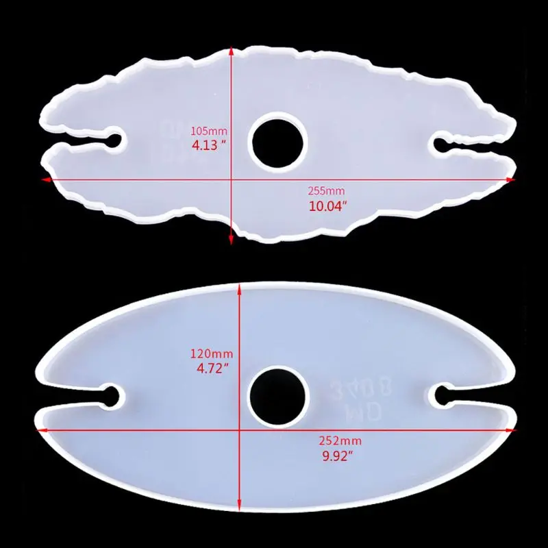 

2Pcs Handmade Large Wine Glass Holder Silicone Resin Mold Bottle Shelf Storage Glass Tray Resin Mould Kit Tool Art Craft