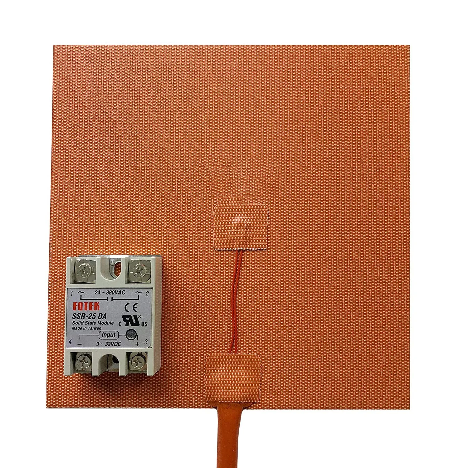 

110V 300W 300x300mm w/100 NTC термистор и 3M лента силиконовый нагреватель и SSR, комплект обновления для 3D-принтера 3D Passion