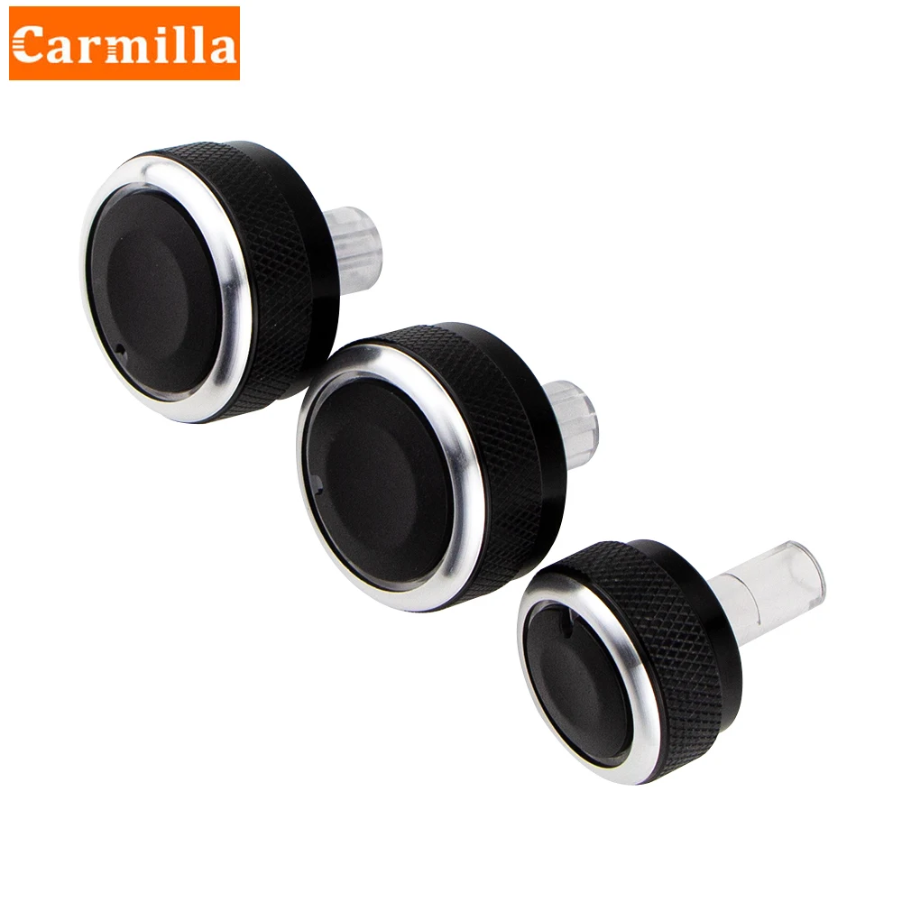 

Carmilla 3pcs/set Ac Knob Air Conditioning Knobs for Mitsubishi Triton Air Conditioning Heat Control Switch Knob Car Accessories