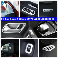 matte interior refit glass lift button reading lights air ac cover trim fit for mercedes benz a class w177 a200 a220 2019 2022