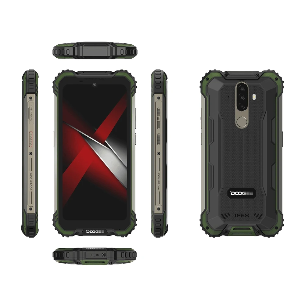 Смартфон Doogee S58 Pro 5.71&quot 720x1520 IPS Mediatek Helio P22 8 Core 6Гб 64Гб 16Mп Android 10.0 NFC 5180mAh | Мобильные