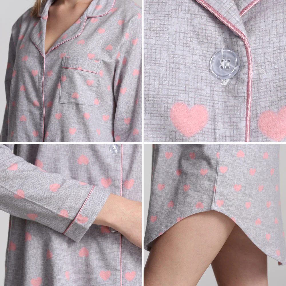 ночная рубашка хлопок сорочка женская большой размер с длинными рукавами