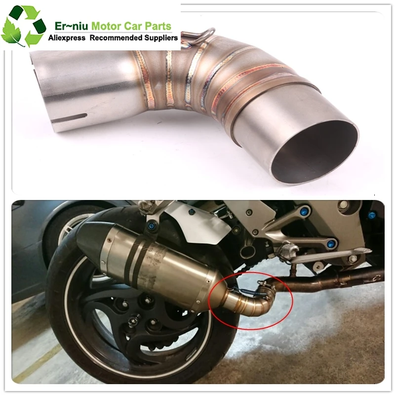 CB1000R CB 1000R мотоцикл глушитель Escape средняя связь контактная труба для Honda 2008 до 2017