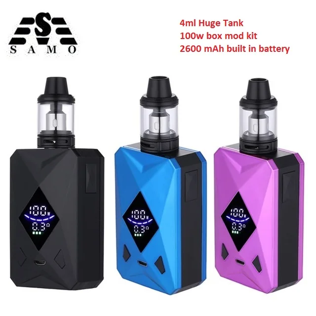 SUB TWO M6 100W vape kit электронная сигарета коробка мод Встроенный 2600mah и 4 мл бак жидкий