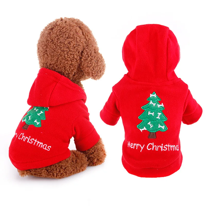 

Dog Sweatshirt Pet Dog Outing Sweatshirt Puppy Pet Christmas Clothes Teddy Pet Dog New Year Clothes