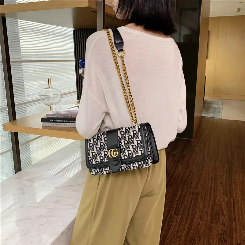 

Wriufred Brand Design Casual Women Purses and Handbag Soft Pu Leather Chain Shoulder Bag High Quality Tote Bags for Women