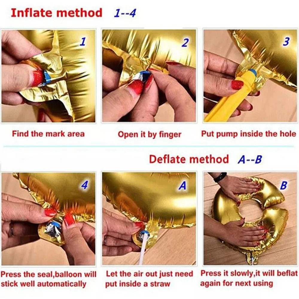 

10pcs 18inch baby shower balloon foil Helium balloon star heart balloon baby Boys Girls angel newborn party decor 1 year birth