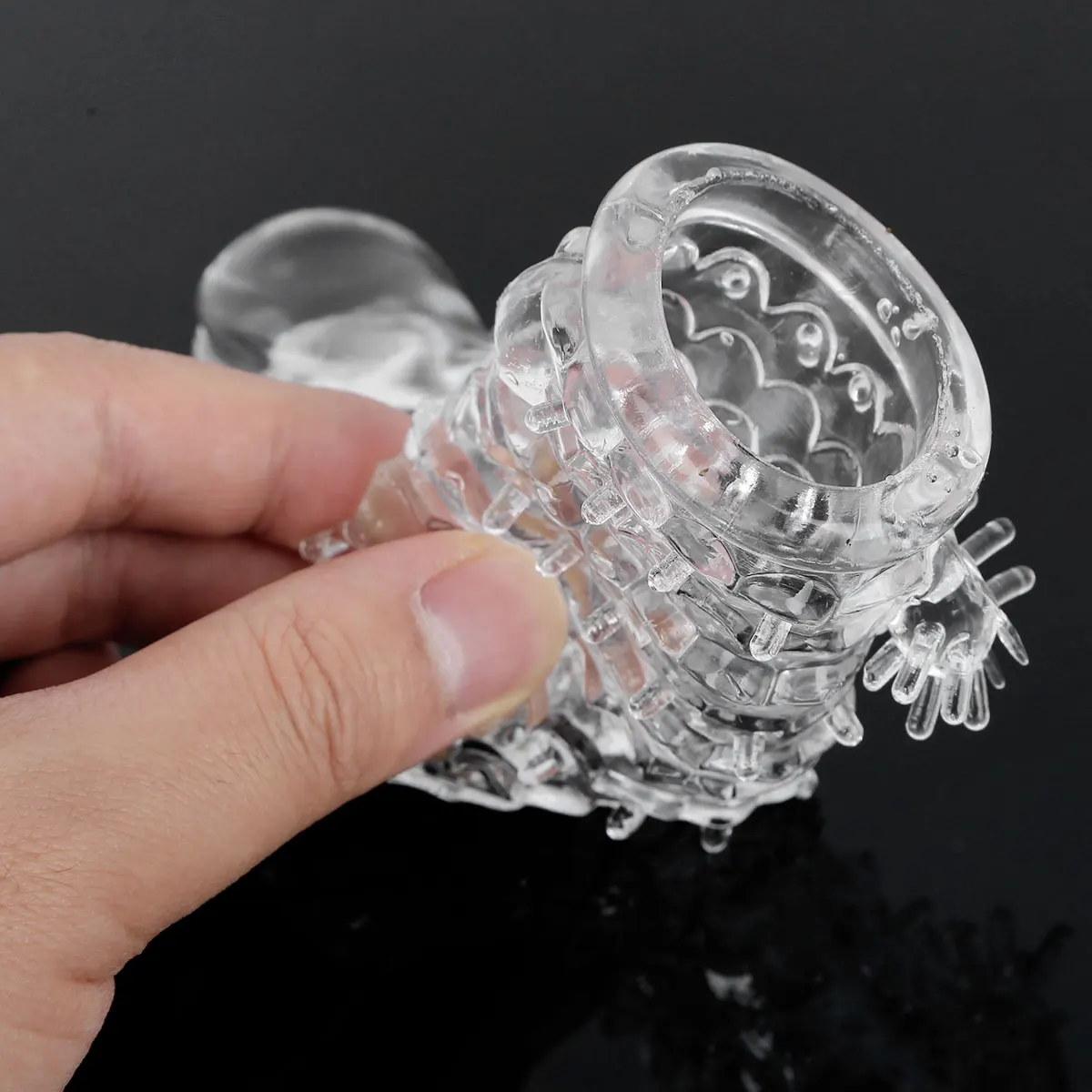 Фаллоимитаторы для взрослых прозрачные многоразовые гибкие мягкие силиконовые