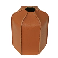 camping flat air tanks leather cover retro camping steam lamp fuel tanks gases tanks protective sleeve leather cover