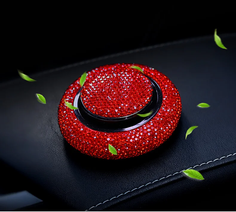 Красные стразы накладки на рулевое колесо красные аксессуары для салона