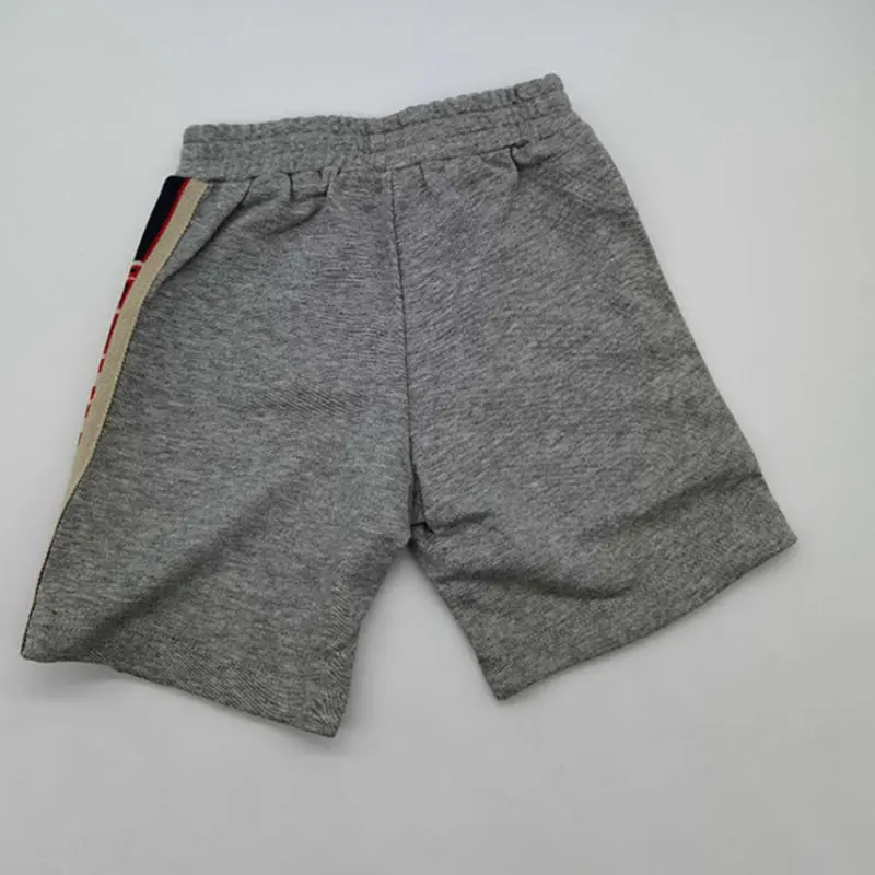 2020 New Summer Brand Sport Shorts for Baby Boy Kids Red&amp&ampGrey Trunks Clothing For Children | Мать и ребенок
