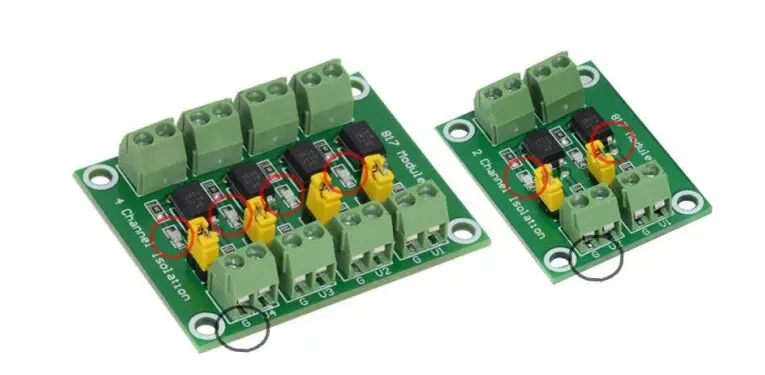 PC817 3,3 V-30 V 2 Way 4 канальная оптопара монтажная плата Напряжение модуль связи преобразователя драйвер фотоэлектрический изолированный модуль