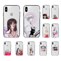 inuyasha phone cases for iphone 13 8 7 6 6s plus x 5s se 2020 xr 11 12 pro xs max