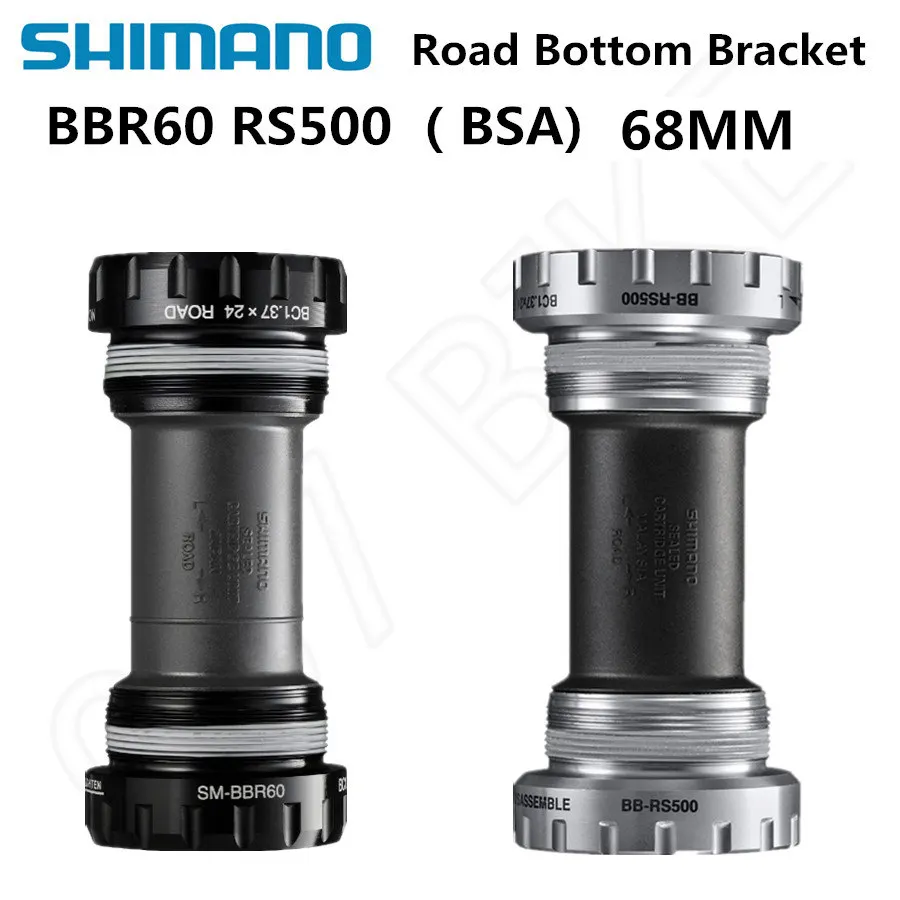 Shimano ULTEGRA 105 TIAGRA SORA SM-BBR60 RS500 Hollowtech II дорожный велосипед Нижний Кронштейн 68 мм BBR60 дорожный велосипед Нижний Кронштейн
