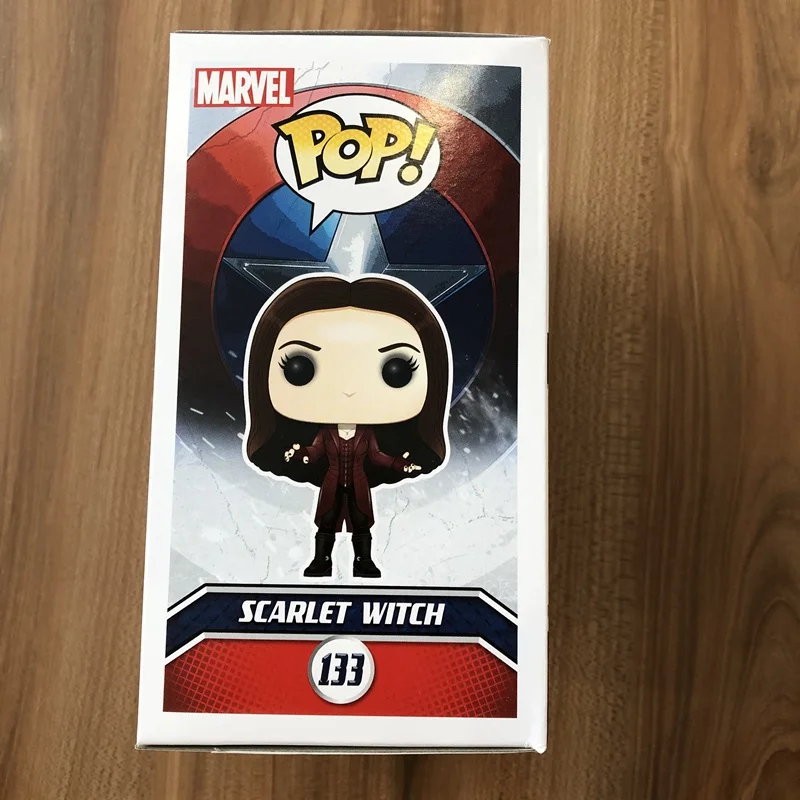 Оригинальная фигурка Funko pop Marvel Civil War Scarlet Witch Коллекционная Виниловая фигурка модель игрушки с оригинальной коробкой