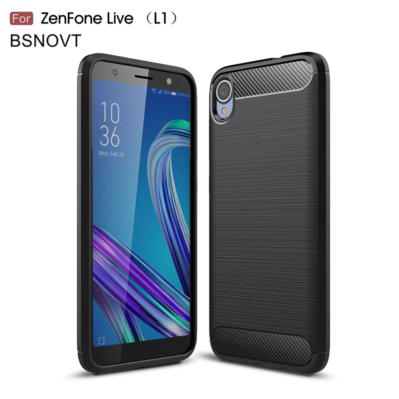 Для ASUS Zenfone Live L1 ZA550KL Силиконовый противоударный Матовый Бампер чехол для