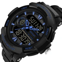 sanda top brand men watch male waterproof led digital watch stop watch outdoor sports electronic mens wrist watch