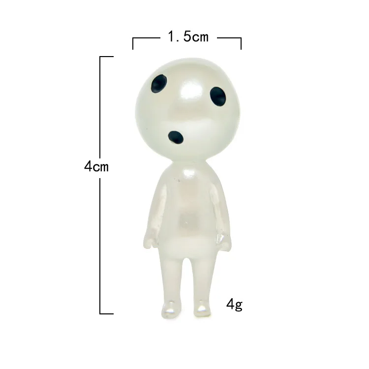 Ghibli Anime Totoro Translucent Luminous Tree Elves Figure Desk Ornament Doll Model Fairy Garden Moss Miniatures Decor Accessory | Дом и сад
