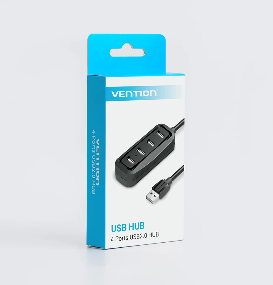 Vention usb-хаб высокоскоростной 4 порта USB 2,0 концентратор разветвитель портативный OTG концентратор USB для Apple Macbook Air ноутбук ПК планшет