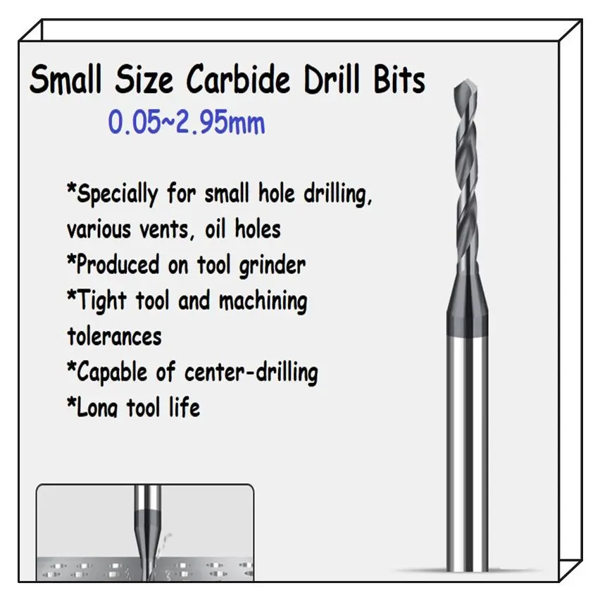 Микро твист сверла 0 5 мм ~ 2 95 инструмент для металлообработки углеродистая сталь