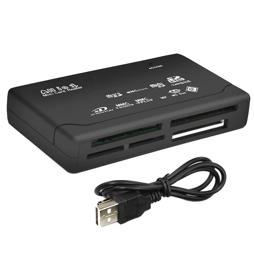All In One SD Card Reader Adapter USB 2.0 Card Reader Support TF CF SD Mini SD SDHC MMC MS XD