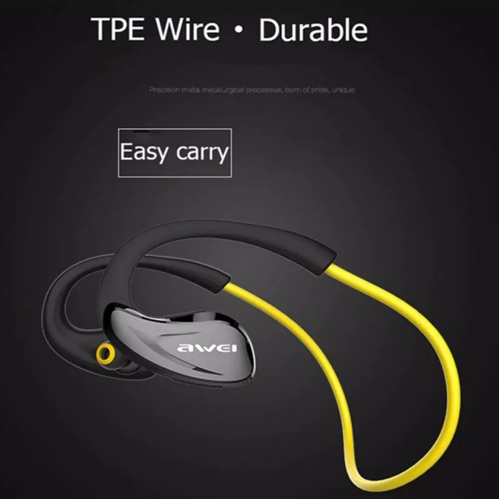 Спортивные Наушники Awei A880BL Bluetooth-наушники-вкладыши из АБС-пластика Bluetooth-наушники