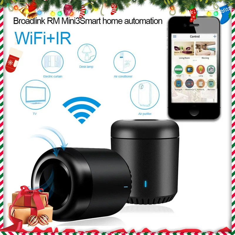 Оригинальный пульт дистанционного управления Broadlink RM Mini3 WiFi + IR 4G штепсельная