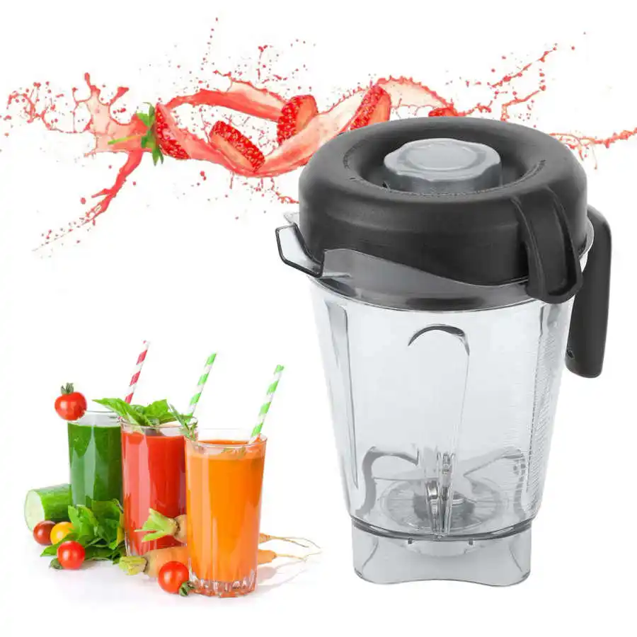 64oz Transparent Blender Pitcher Container with Blade Lid Fi
