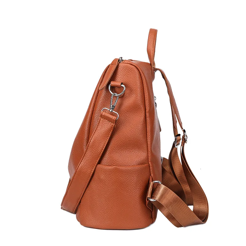 Женские рюкзаки Sac A Dos Mochila Feminina, женские кожаные рюкзаки, высокое качество, Дамский рюкзак в консервативном стиле, винтажный рюкзак