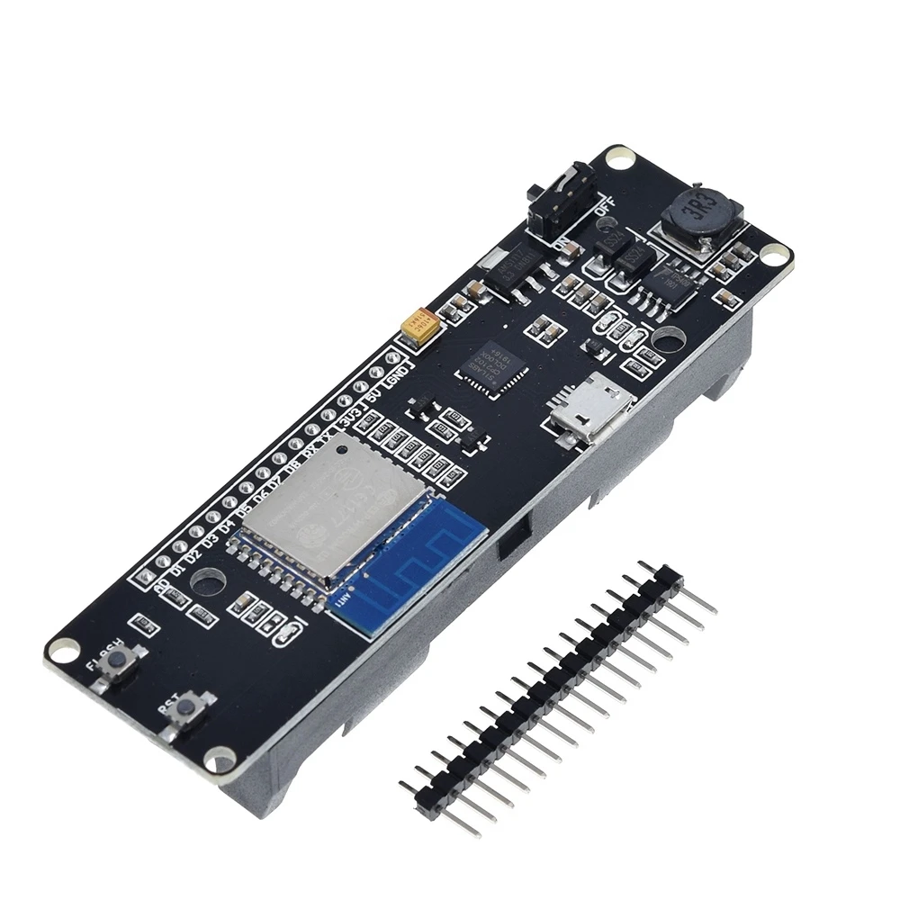 WeMos D1 ESP-Wroom-02 ESP8266 Nodemcu WiFi модуль с зарядкой аккумулятора 18650 ESP32 esp32 esp arduino aotflow |