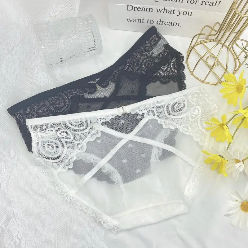 

Кружевные сексуальные трусики для женщин, тонкое прозрачное женское нижнее белье, сексуальное соблазнительное белье, трусы, новое нижнее б...