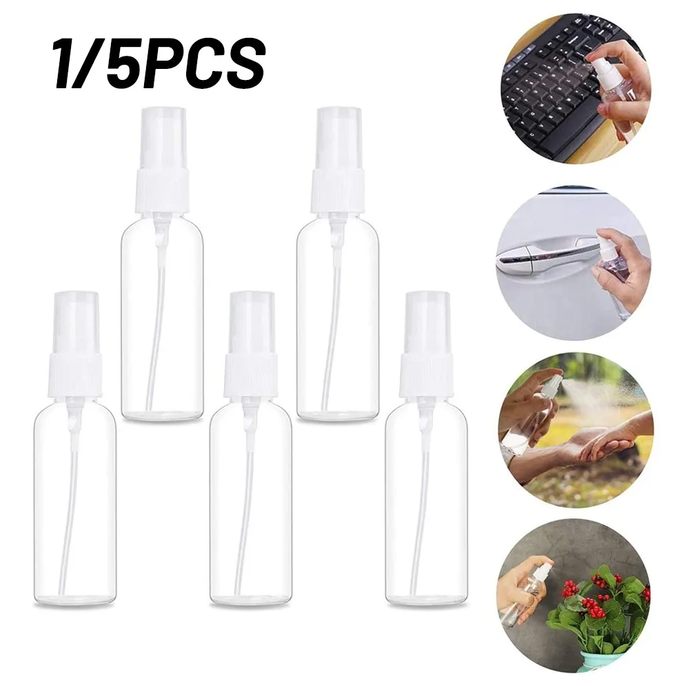 

Pump 1/5pcs Refillable Atomiser Transparent Travel Clear Cosmetic Empty