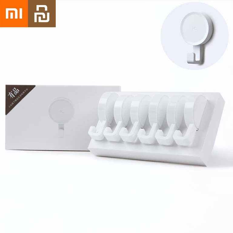 Настенная вешалка Youpin Xiaomi липкие крючки для ванной кухни гостиной кровати