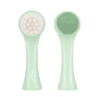 CkeyiN двухсторонняя Очищающая щетка для лица Силиконовая Чистка Пор Удаление угрей отмершее средство для отшелушивания кожи ручная работа