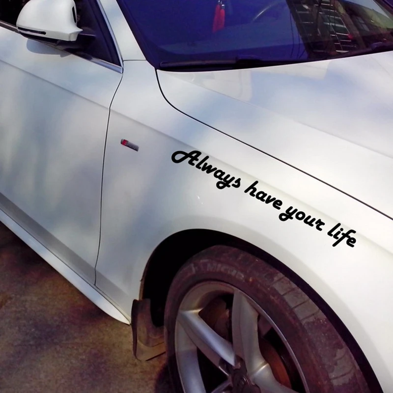 Виниловая наклейка для автомобиля грузовика на окно бампер мотоцикла Прямая