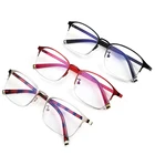 Новинка в круглой оправе прогрессивные очки для чтения Для мужчин Для женщин Для мужчин мультифокальной бифокальный антибликовыми свойствами светильник Tr90 увеличительные пресбиопические очки