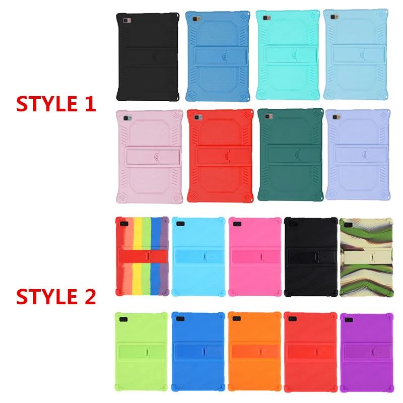 

Soft Silicon Case Cover for Archos T101 4G 10.1" Tablet PC Protective Funda Capa with Detachable Rear Kickstand Funda 2 Styles