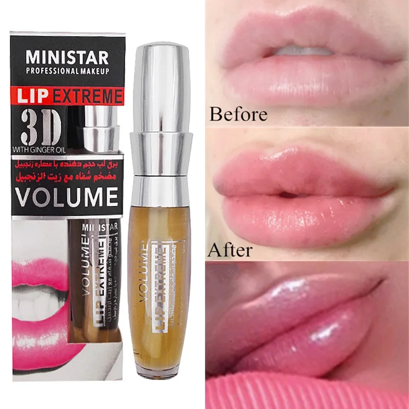 

1pc Lip Plumper Gloss 3D Sexy Lips Plumping Essence Moisturizing Repairing Reduce Fine Lines Care Lip Oil Makeup Cosmetic