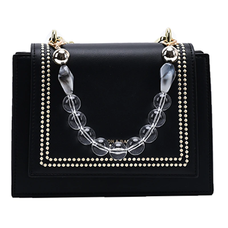 

Elegant Female Square Tote bag 2020 Fashion New High quality PU Leather Women's Designer Handbag Chain Shoulder Messenger Bag
