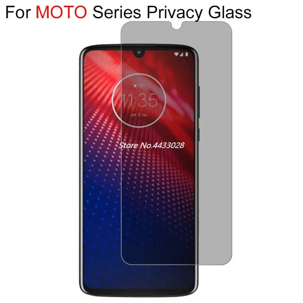 Закаленное стекло 9H для Motorola G7 P30 Play Plus Power Z4 с антибликовым покрытием Moto One