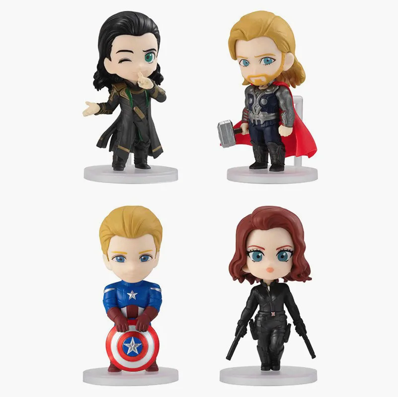 Фигурка Bandai из оригинальных комиксов Marvel гасяпон игрушки Капитан Америка Черная