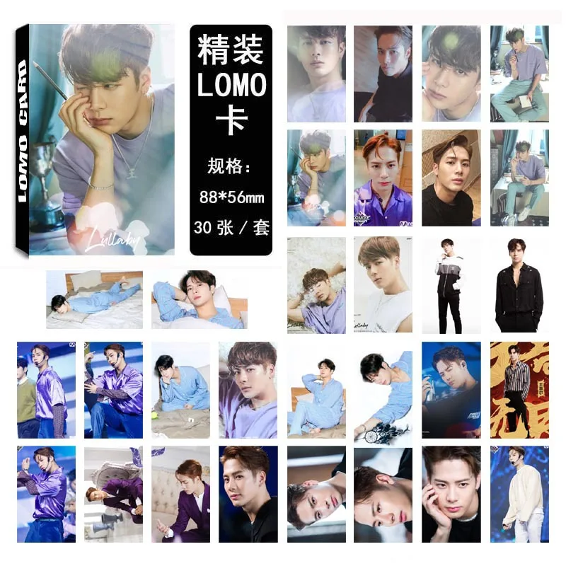 

30 шт./компл. K-pop GOT7 photocard Jackson Single 02, Модный высококачественный альбом GOT7, фотокарточка, набор канцелярских принадлежностей, Новые поступления