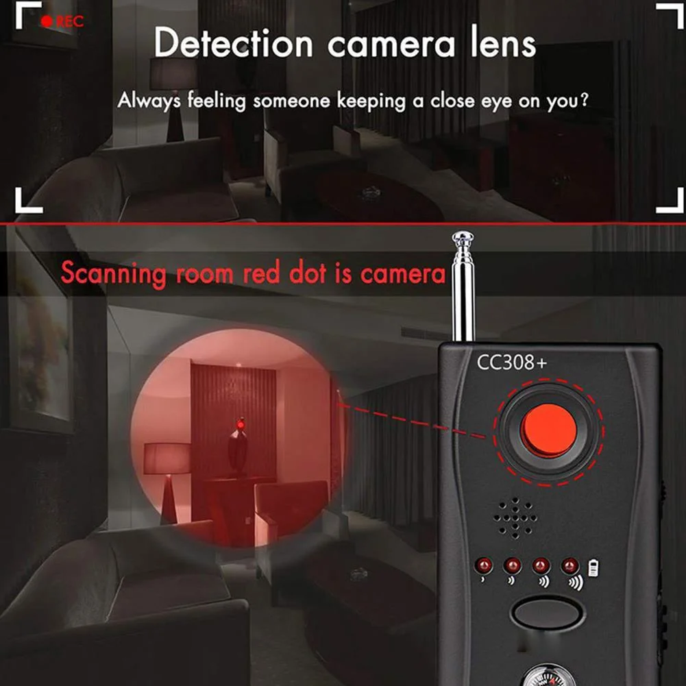 anti hidden camera lens bug detector gsm gps signal finder rf tracker multi function detect wireless products 1mhz 6500mhz free global shipping