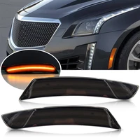 smoke lens led side marker lamp for chevrolet camaro 2016 up for cadillac ats 2015 up cts 16 up replace oem sidemarker lamps