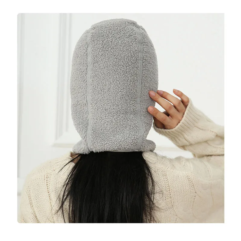 Мотоциклетная полуполная маска для лица Флисовая теплая зимняя армейская