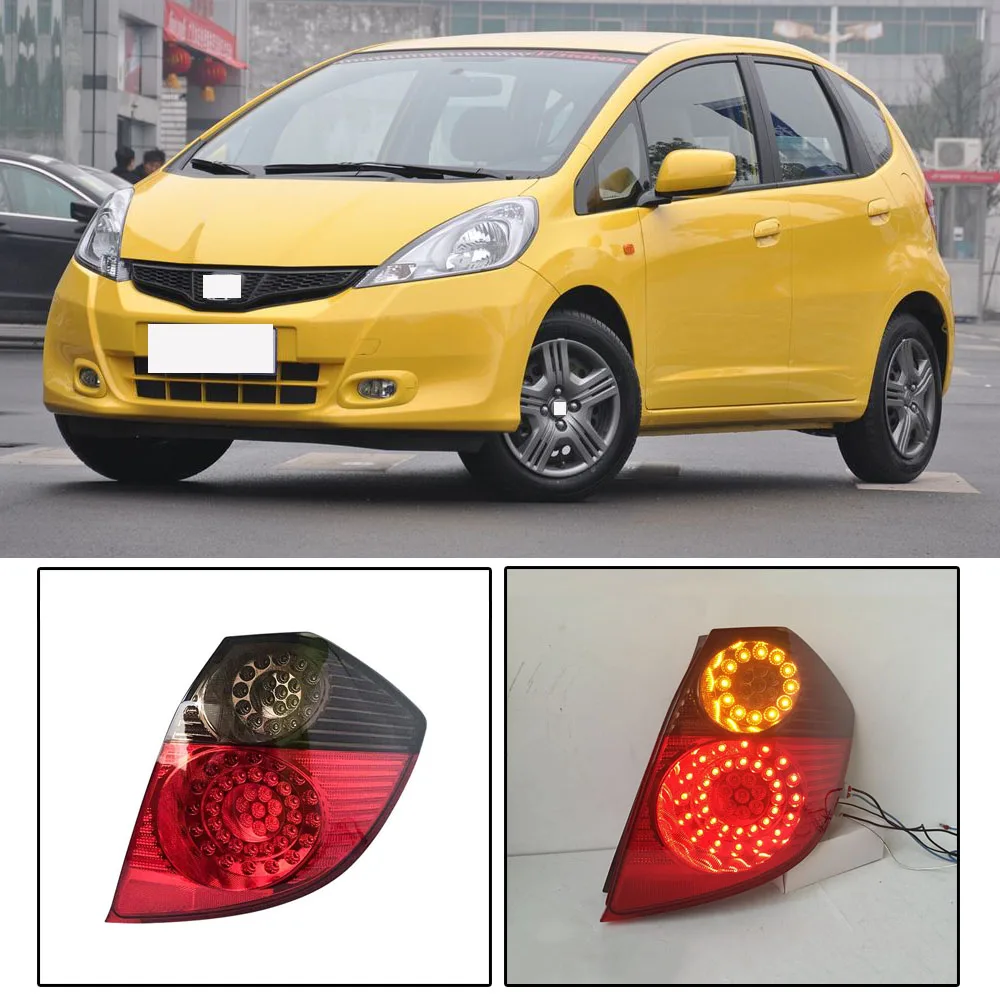CAPQX 2 шт./компл. для Honda Fit 2009 2010 2011 2012 2013 светодиодный задний светильник хвост в